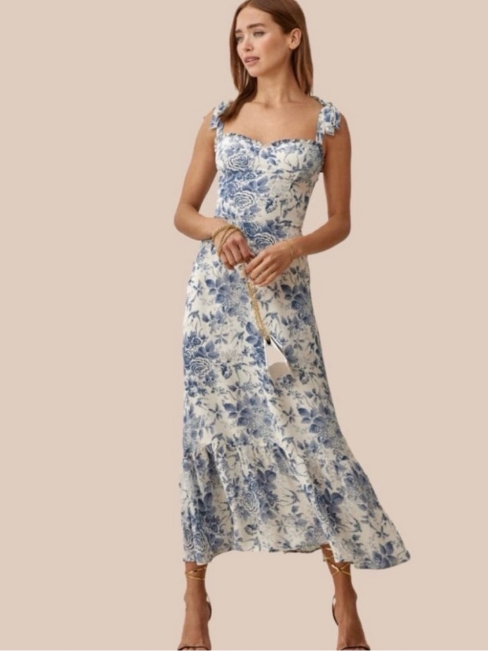 Reformation Nikita Dress in Pompadour. Size 6. Pristine condition - Picture 1 of 15
